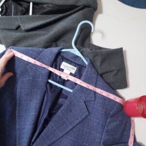Wool Pendleton Blue Plaid Blazer